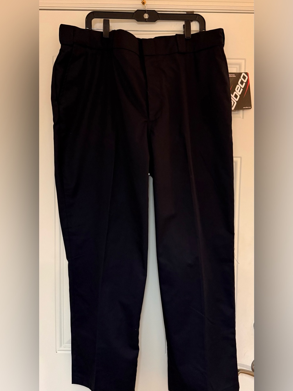 NWT Elbeco Tek 3 Men's 44R Straight Leg Work Pants Navy Blue Flat Front